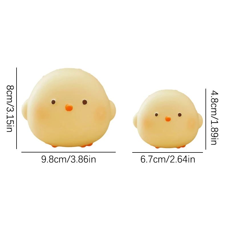 Kawaii Squishies Super Soft Chicken Toys For Kids Antistress Ball Squeeze Party Favors Stress Relief Toys For Birthday Gifts