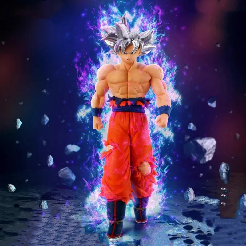 

Bandai Banpresto Dragon Ball Super Son Goku Ultra Instinct Action Figure Solid Edge Works The Departure Anime Collectible Statue