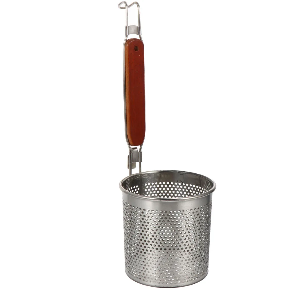 

Stainless Steel Sieve Kitchen Cookware Pasta Noodle Spoon Filter Mesh Strainer Basket Practical Kitchen Cookware