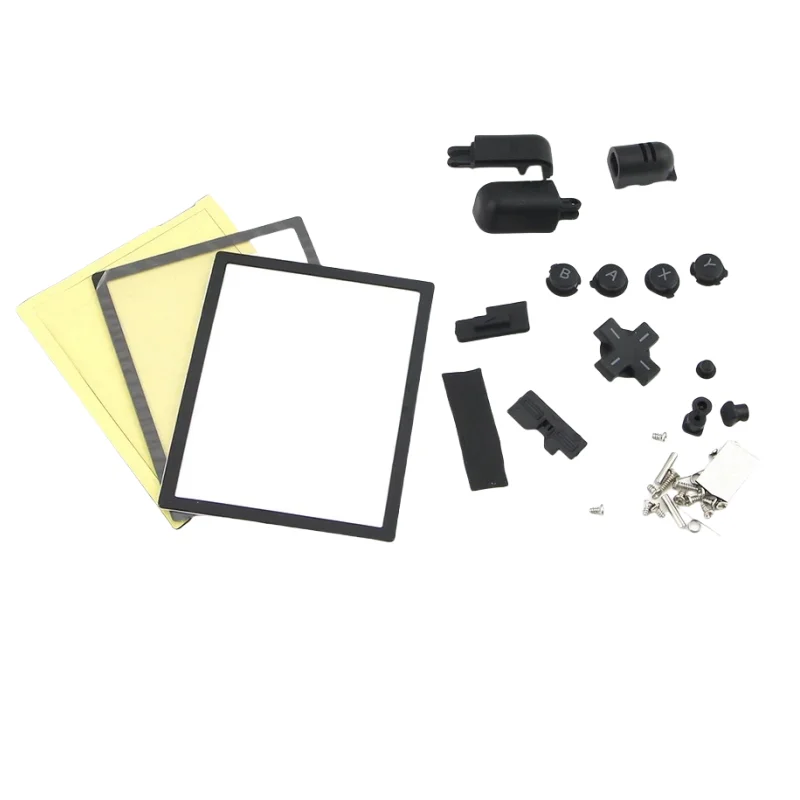 NEW Black Housing Protective Plastic Shell For NDS Lite Console Replacement Faceplate Botttom Case With Button For DS Lite DSL