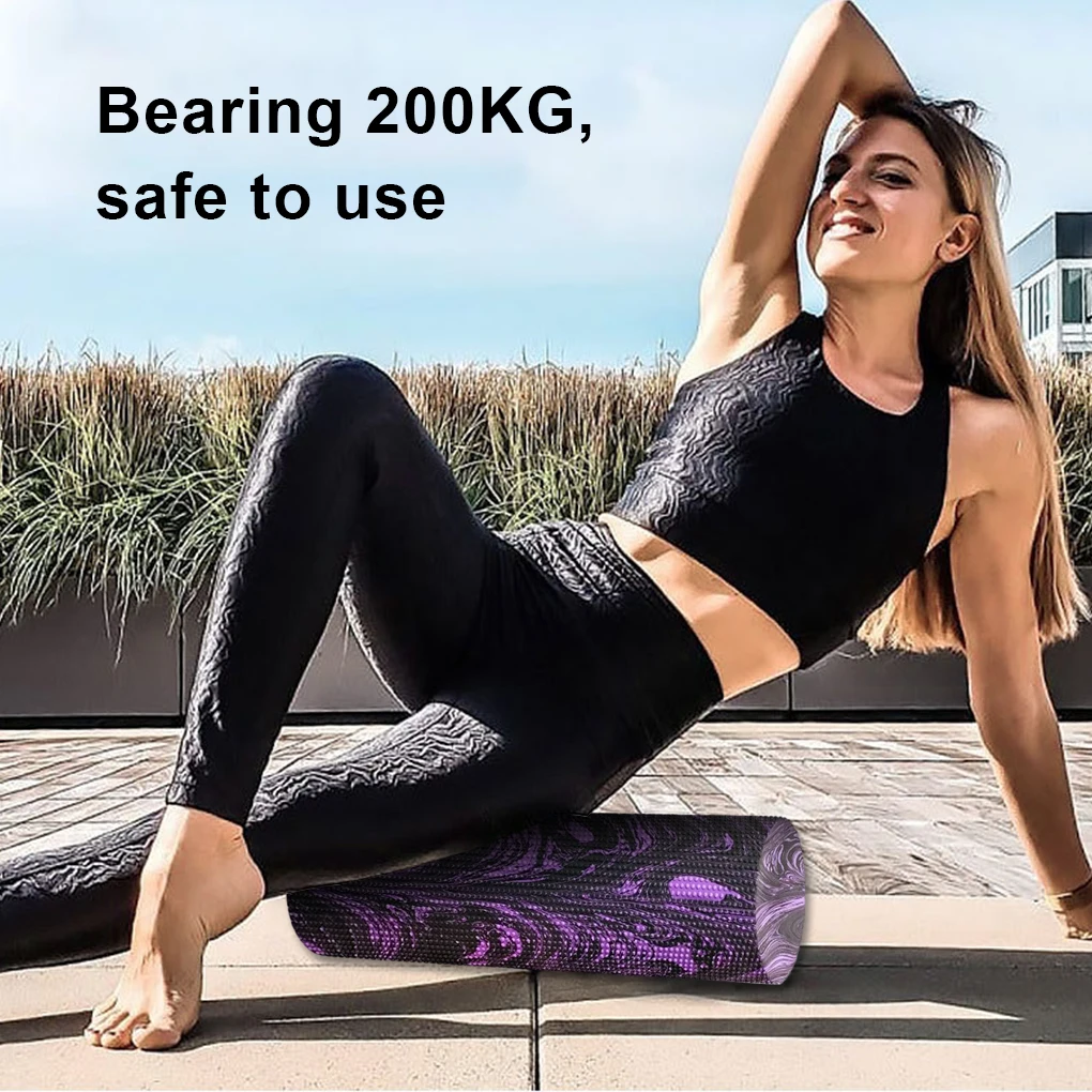 Yoga Column Gym Fitness Roll Exercise Massage Muscle Roller High Density Brick Home Equipment Balance Rod Health Body