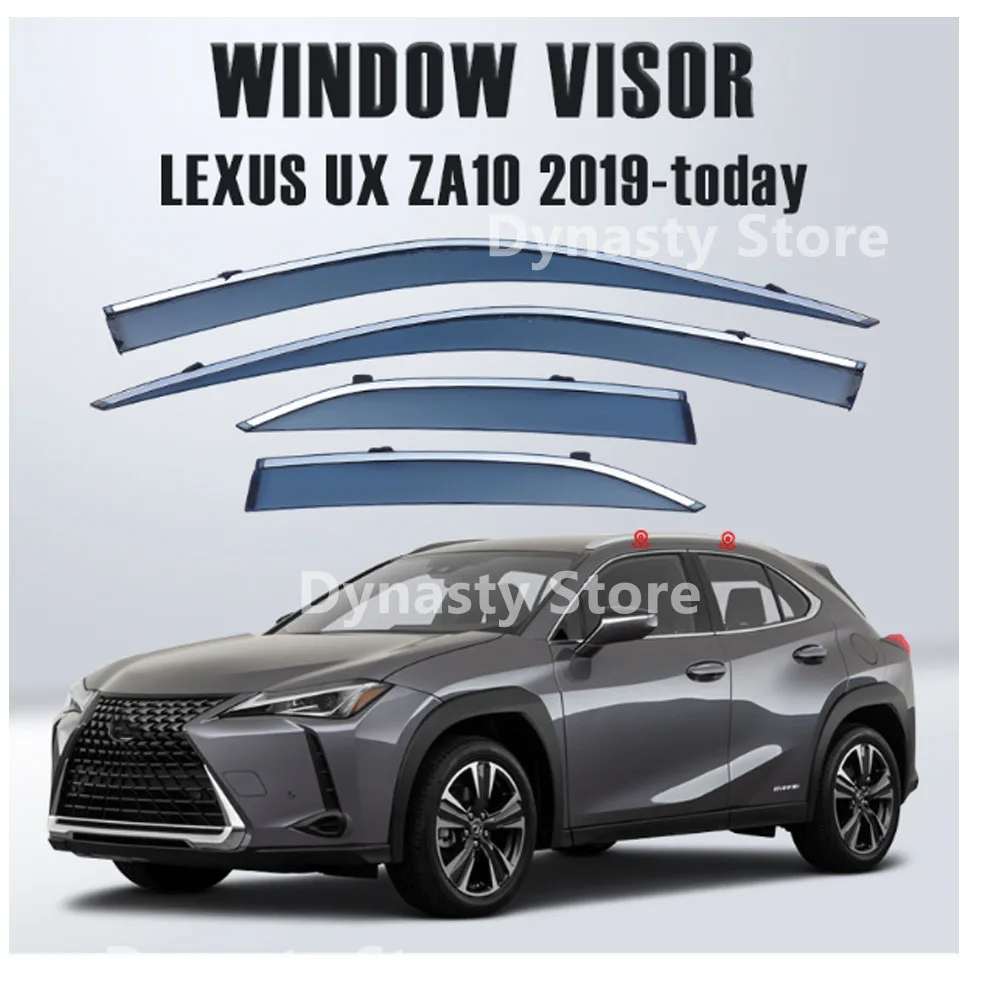 

Car Window Visor Waterproof Protect Sunny Rainy Shelter Auto External Accessory For LEXUS UX