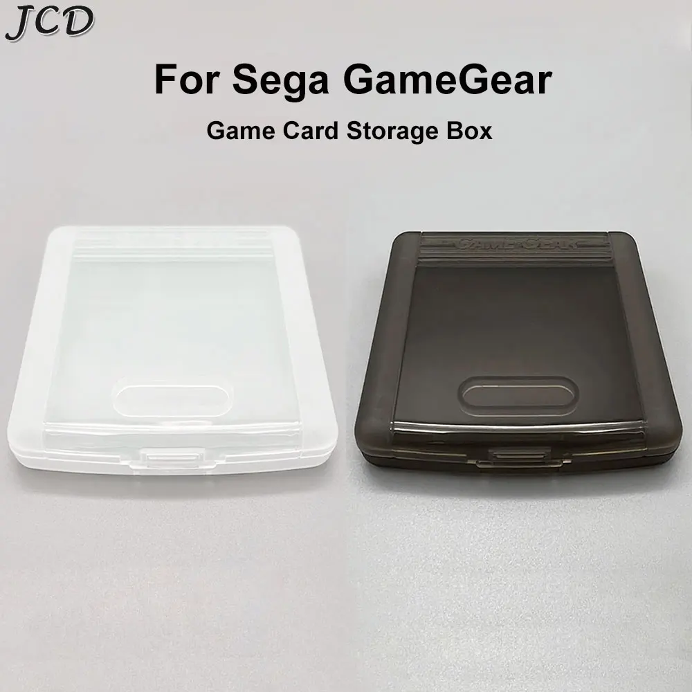 JCD 1pcs Protective Cover Game Cartridge Game card Storage Box For Sega GameGear GG Card Display Case