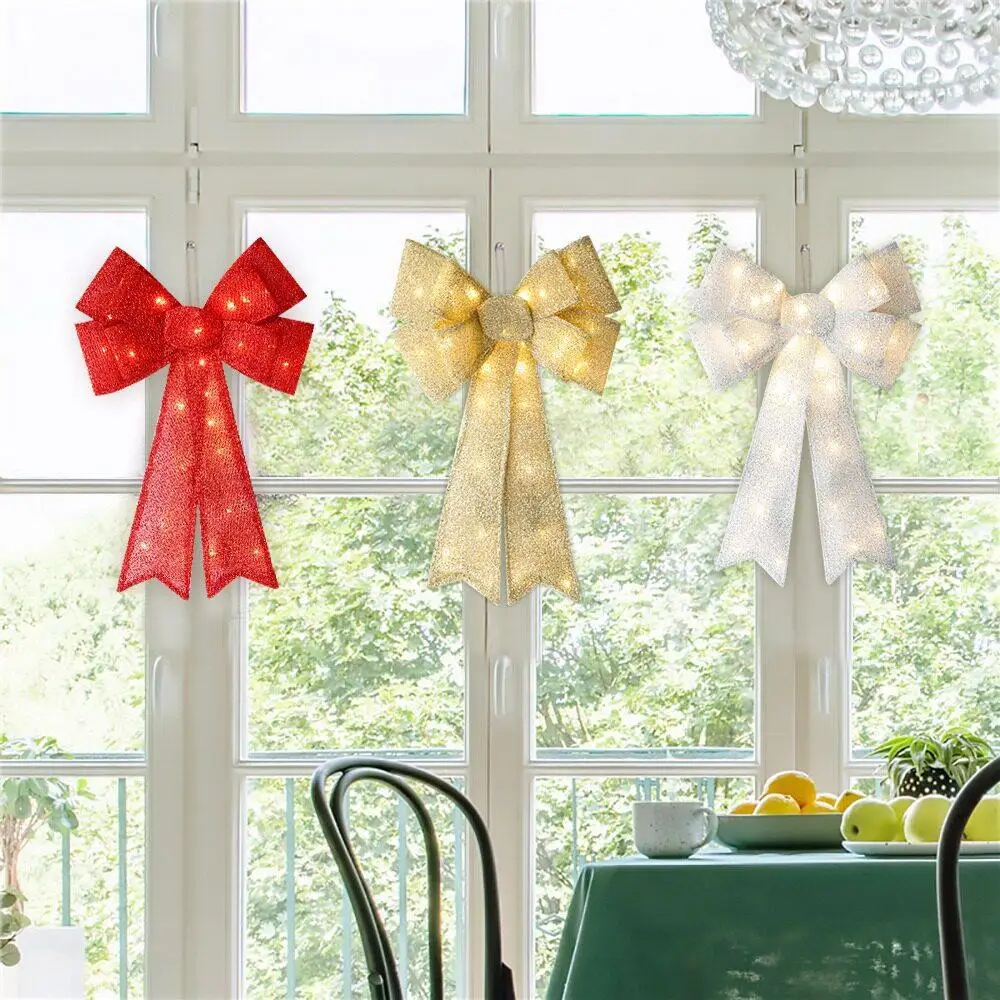 shiny-silver-christmas-decorative-bow-hanging-ornament-large-led-lighted-bow-knot-tree-decoration-festive-christmas-decoration