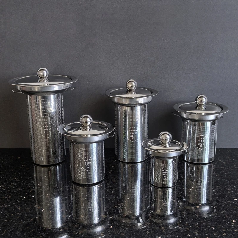 1PC Simple Stainless Steel Teapot Tea Strainer Filter Fine Mesh Tea Leaf Separation Infuser Tea Ceremony Accessory