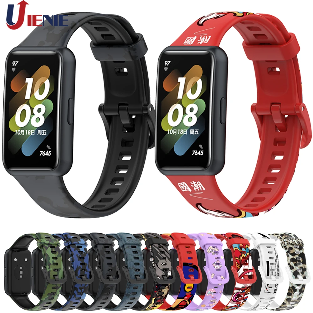 Correa de silicona para reloj inteligente Huawei Band 7, Original, repuesto deportivo