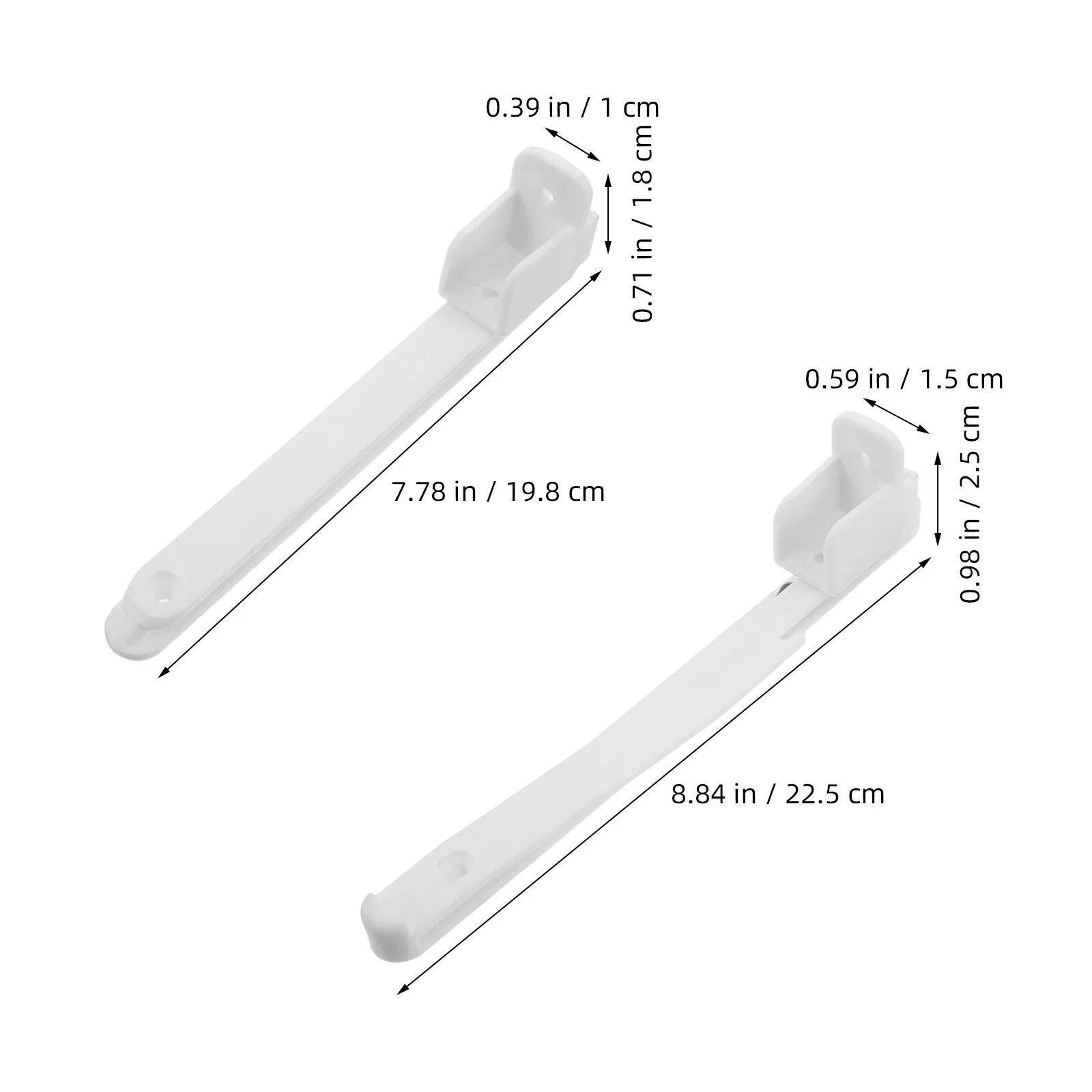 1Set Baby Crib Fence Rail Connector Adjustable Lifting Rail Connection Plastic Hardware for DIY Furniture Cabinet Projects Crib view 5