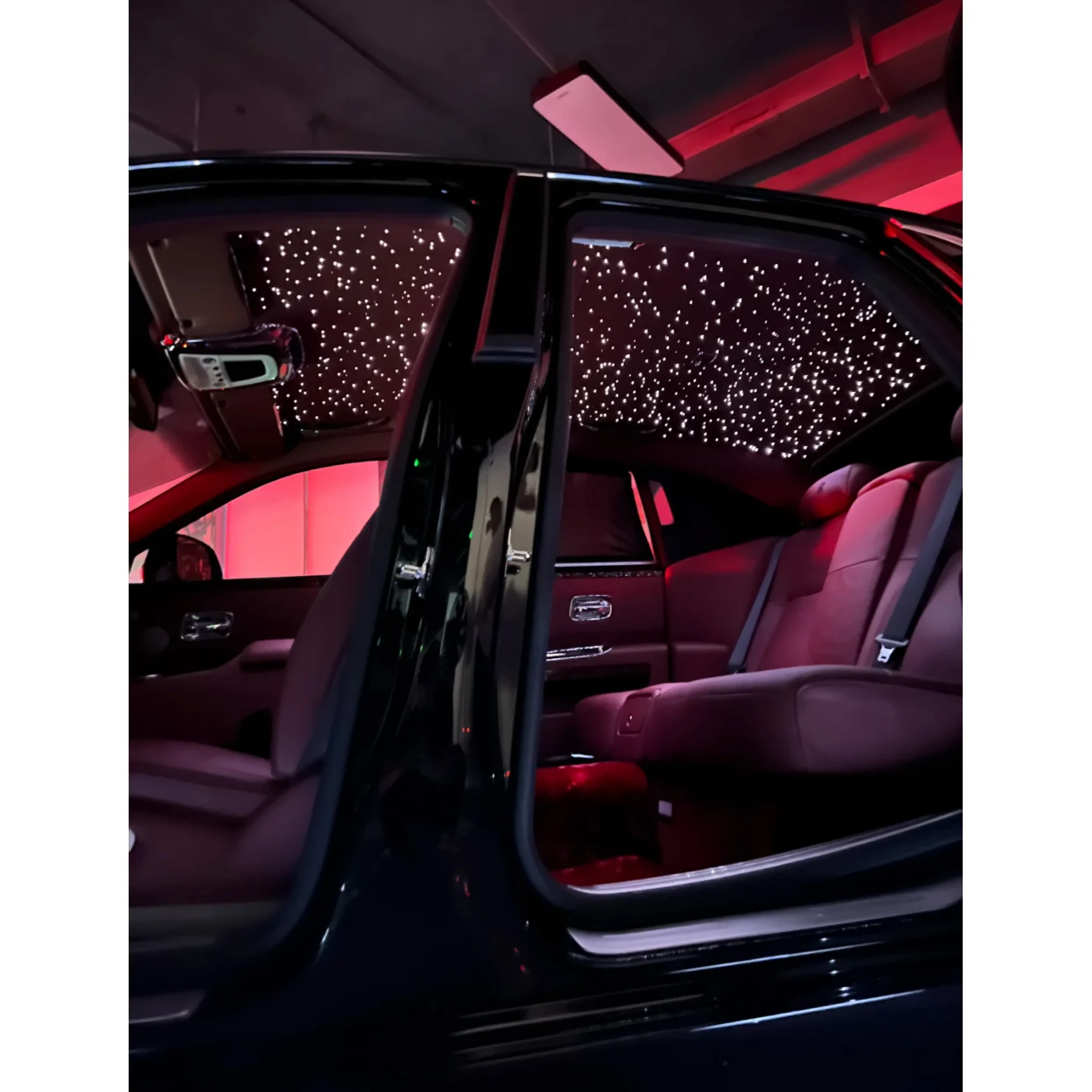 High Brightness Car Roof Starry Sky Light Film Colorful Auto Interior Ambient Decoration Accessories