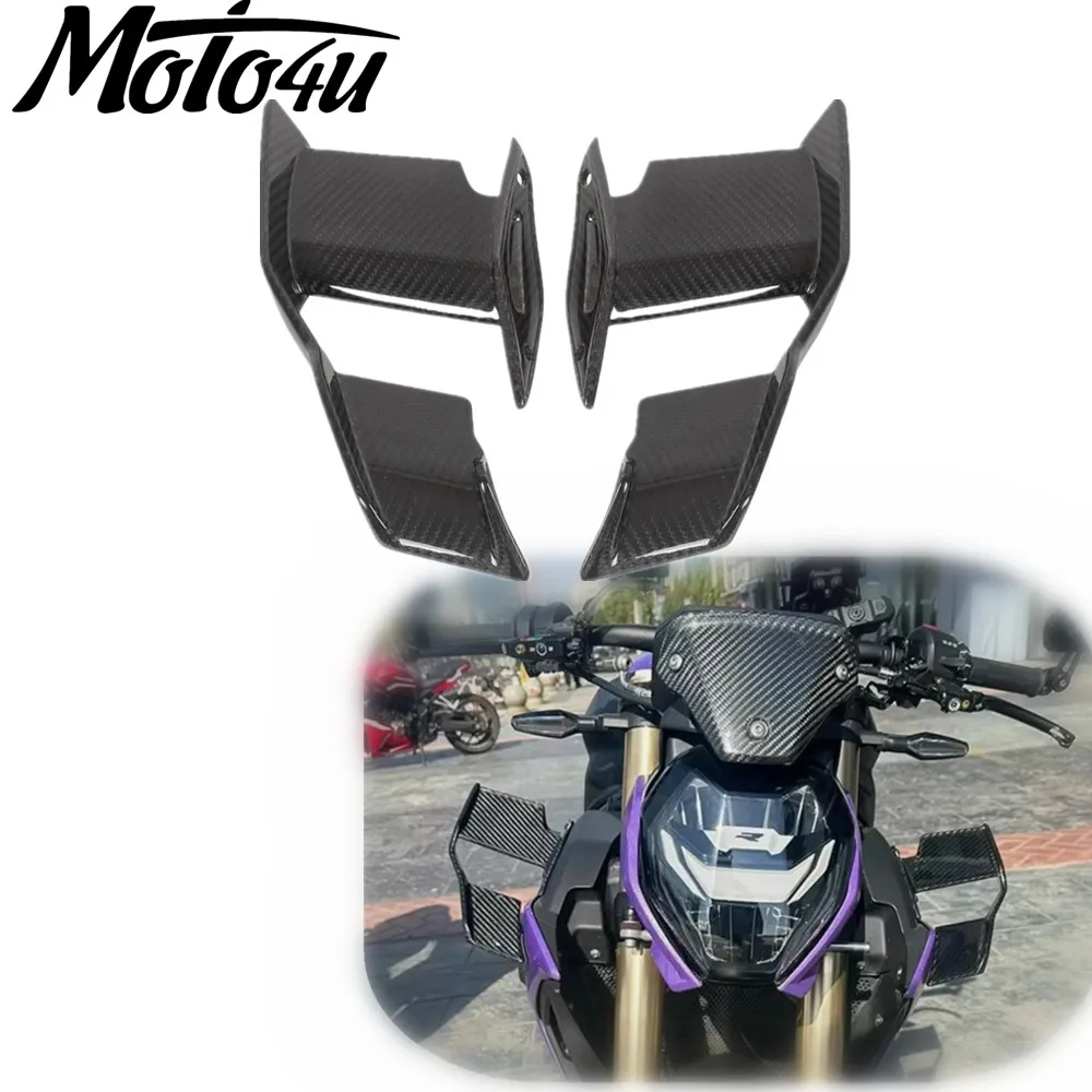 For BMW S1000R 2021 2022 2023 M1000R 2023 100% Carbon Fiber Front Winglets kits Fairing