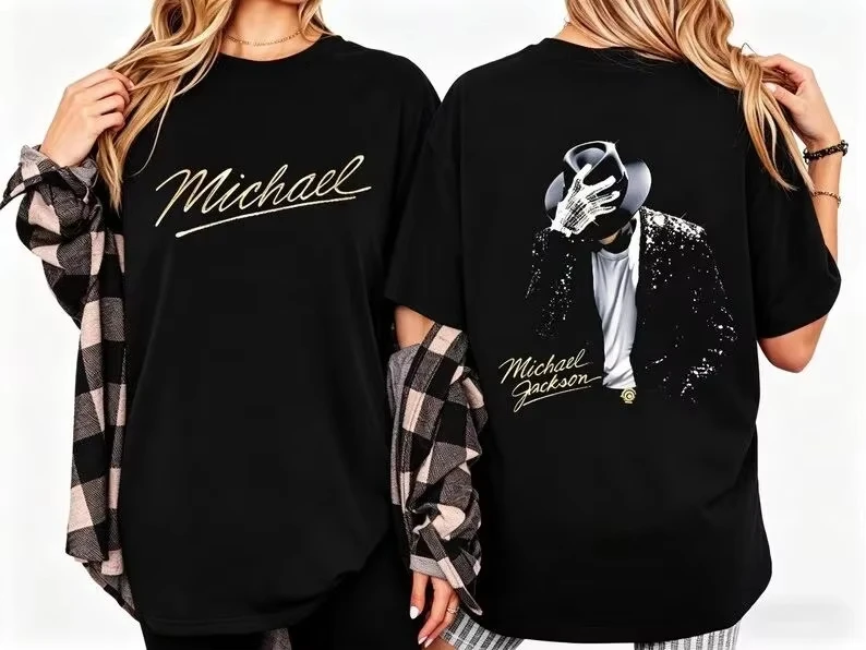 Michael Michael Jackson Billie Jean Signature T-Shirt Cotton Graphic Tee Men Women Summer Streetwear - Aliexpress Deal