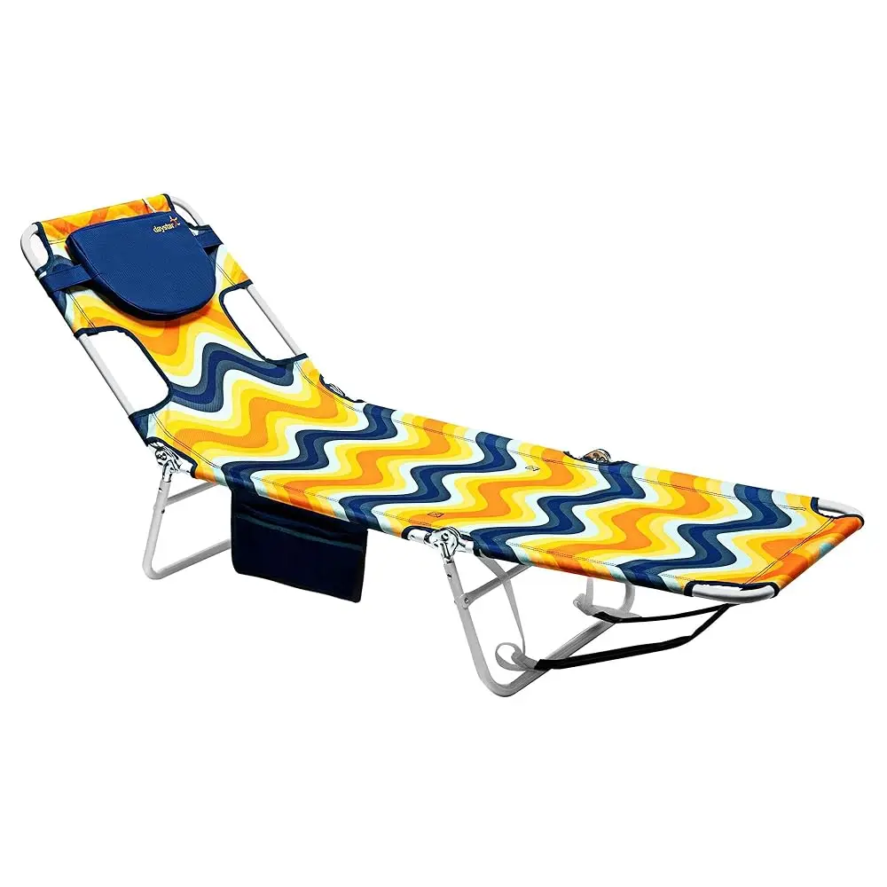 

Lounge Beach Chair For Adults With Face Hole, Backpa Reclining Beach Chairs Lay Flat, Sun Face Down Tanning Chair, Portable