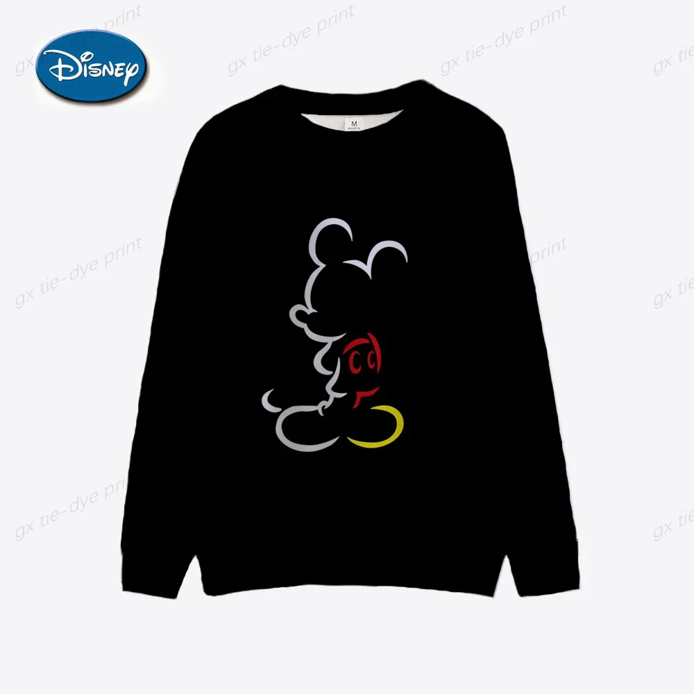 Disney Women's Hoodie and Sweatshirt Mickey Mouse Fall Sweatshirt Fall Spring Harajuku Long Sleeve Hoodie Clothes 2024