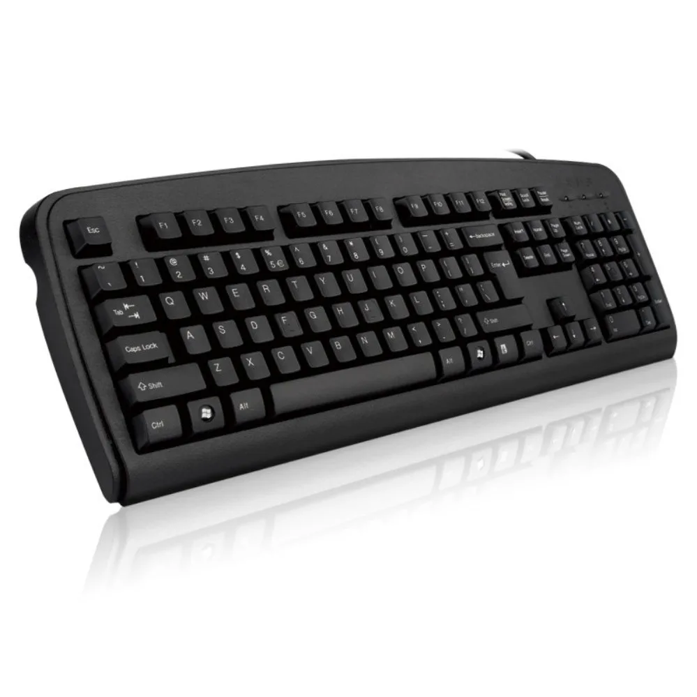 USB PS2 Round Port Wired Membrane Gaming Keyboard KB-8 For A4TECH Home Office Desktop Laptop Keyboard (007)