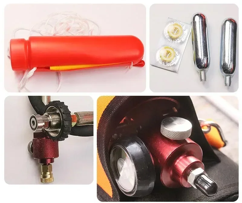 100m Pneumatic Rescue Rope Thrower Korean-Style Lifesaving Apparatus for Emergency Hot Sale