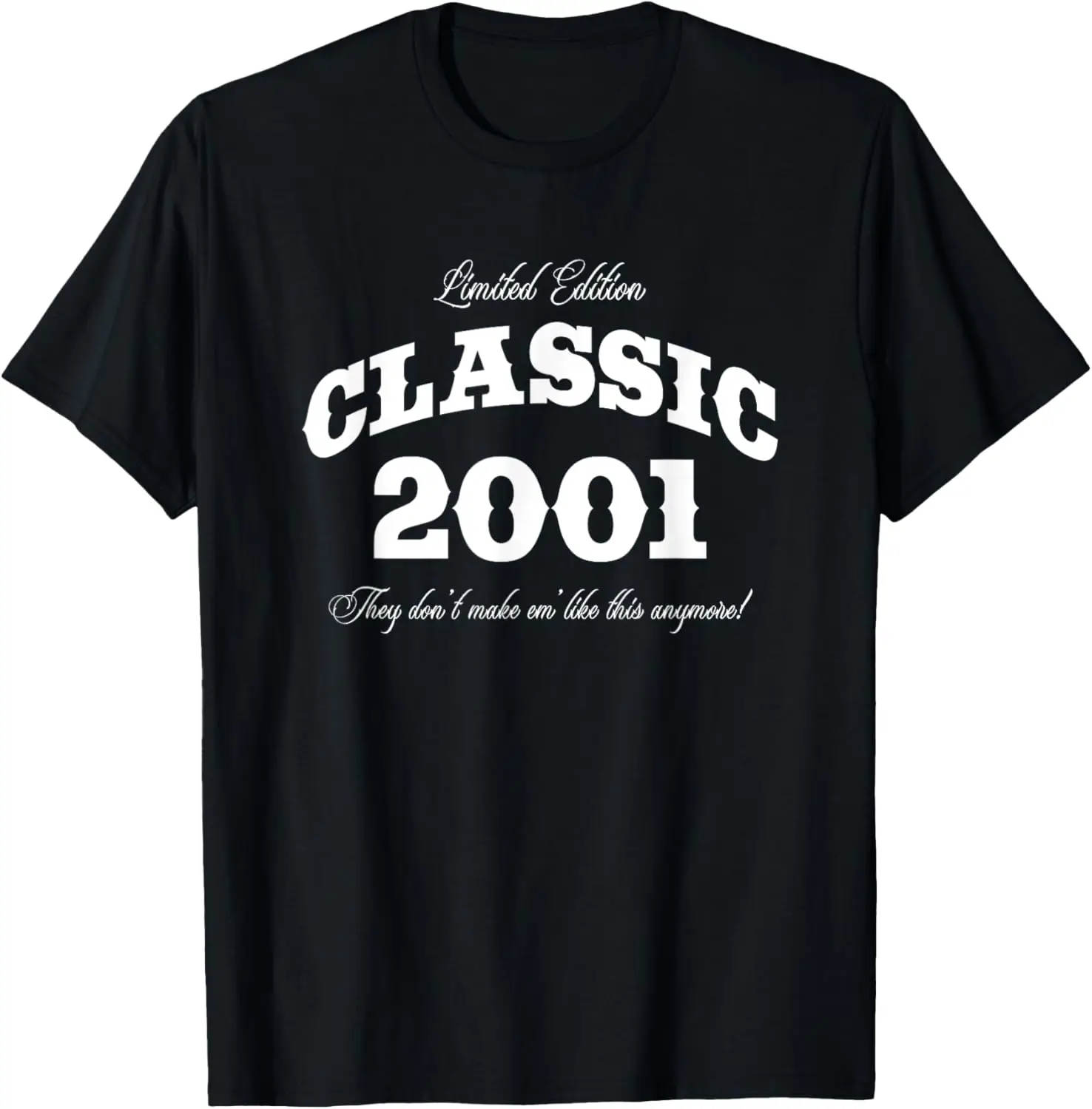 23 Year Old: Vintage Classic Car 2001 23rd Birthday T-Shirt