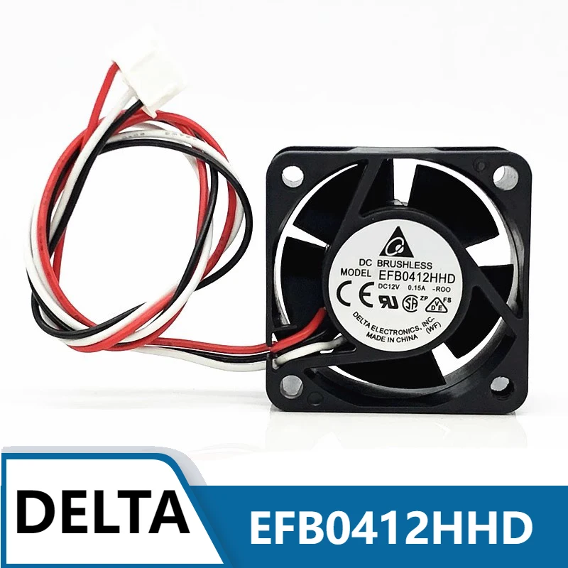 

Delta EFB0412HHD-R00 Server Cooling Fan DC 12V 0.15A 4CM 4020 H3C 3600 5600 Switch S5500 EFB0412HHD Cooler New