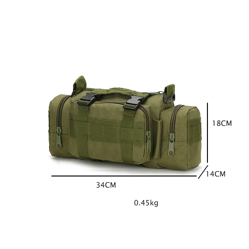 Multi-function Waist Pack 3P Magic Waist Pack Sports Bag Large Capacity Camo Shoulder Bag 3D Camera Bag Kit Men\'s Fishing Bag