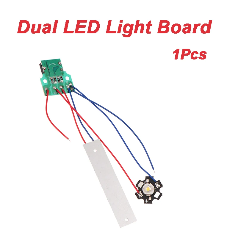 Dubbel LED-lichtbord met bedieningsschakelaar DC 3,7-5V Zaklamp Nachtverlichting Bureaulamp DIY-accessoire