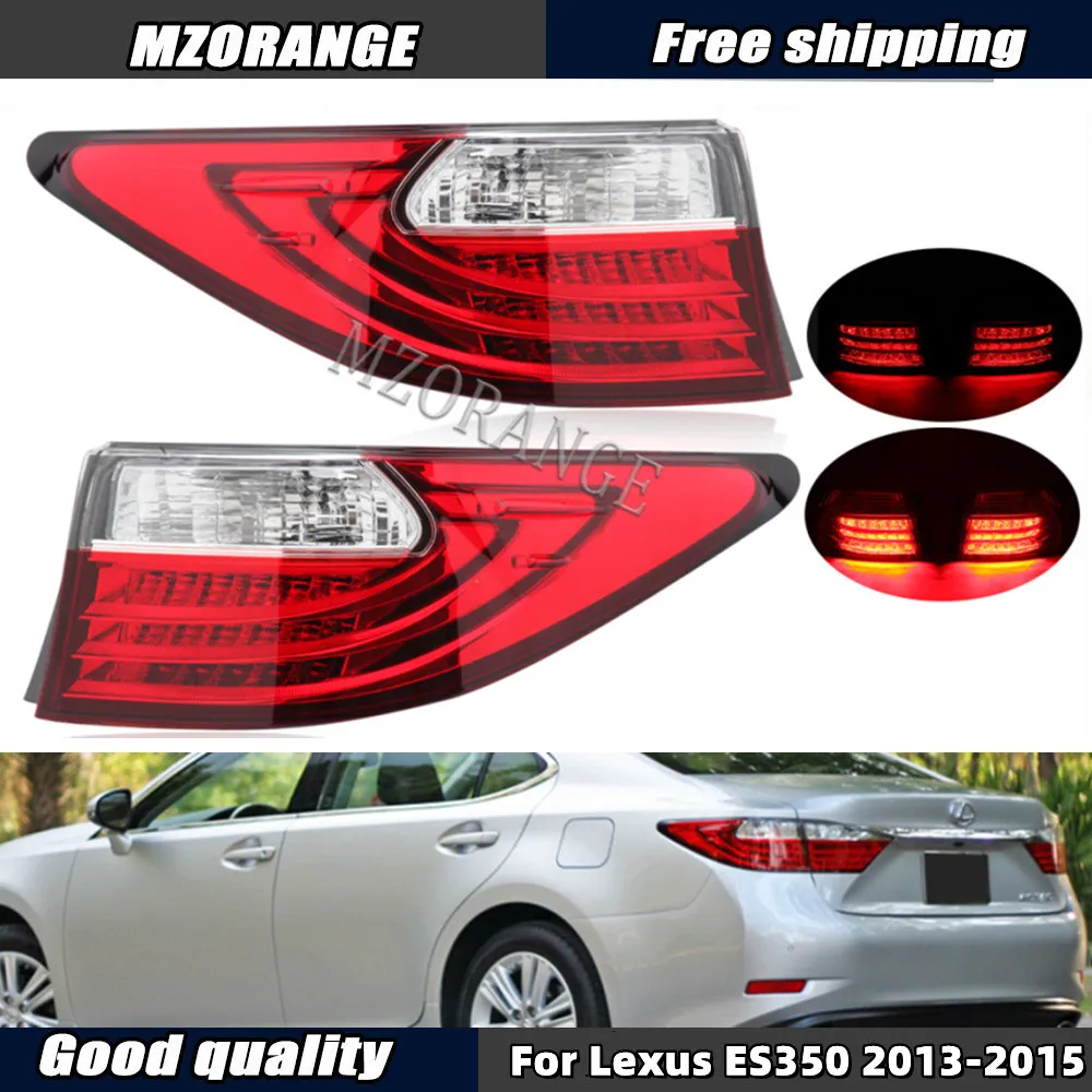 1 pc Outer Left/Right Tail Light for Lexus ES350 2013 2014 2015 LED Rear Light with Driving Lamp Brake Stop Lamp