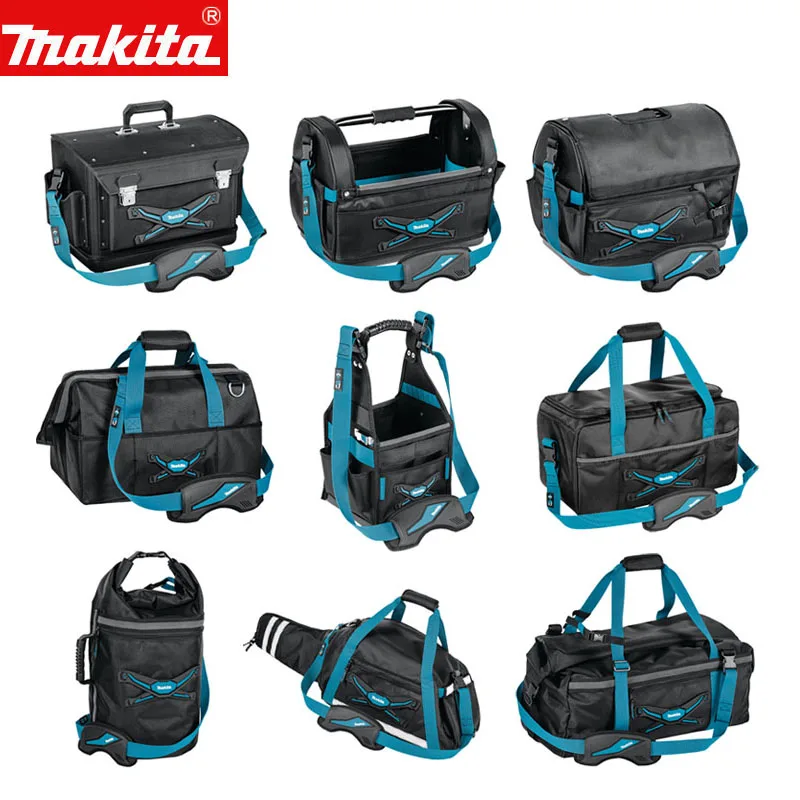 Makita Original Portable Tools Bag Multi-Functional Electrician Woodworker Repair Thickened Storage Bag Wear-Resistant Toolkit