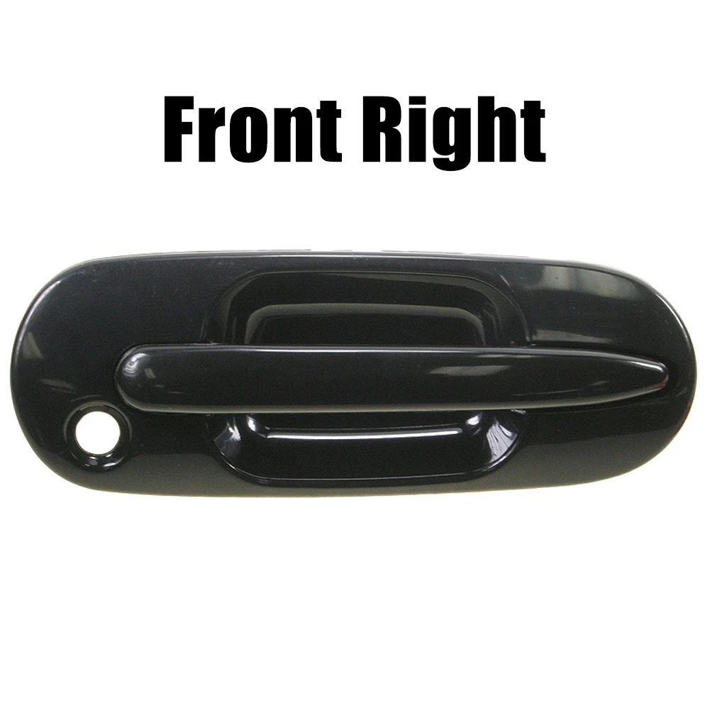 Auto Parts Outside Door Handle Exterior Parts Plastic Replacement 1 Pc Black For Honda For CRV 97-01 New Useful