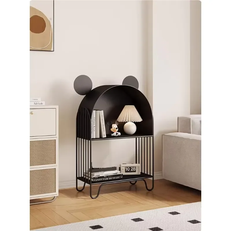 Multi-layer Storage Rack Living Room Sofa Side Storage Cabinet Bedroom Bedside Cabinet Creative Bear-shaped Storage Cabinet