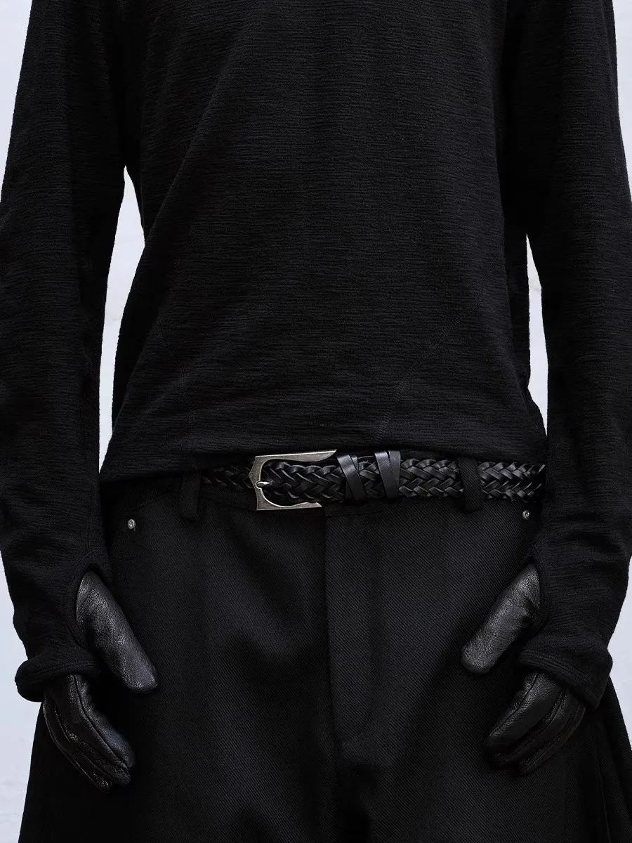 الرجال النساء خمر جلد البقر محبوك مشد الإناث Cummerbund معطف حزام فستان Decration حزام عريض J1547