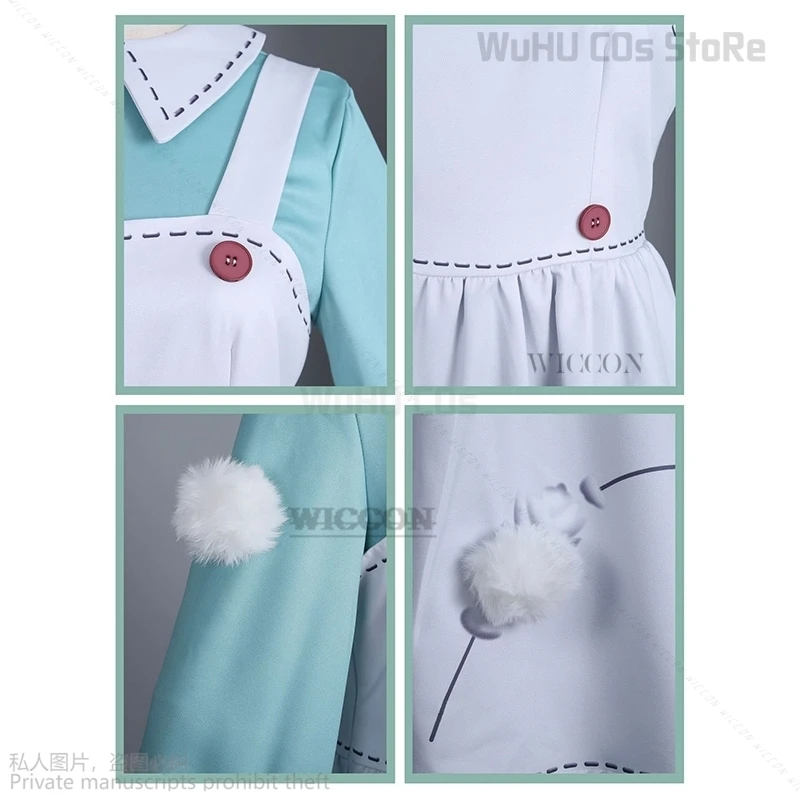 لوليتا شعر طويل زي تنكري ذهبي ، لعبة هوية V ، شعر طويل ، زي لوليتا ، حفلة عيد الميلاد لعب الأدوار ، ذكريات