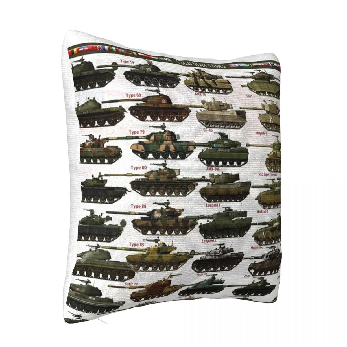 Cold War Main Battle Tanks Pillows Pillow Covers Cushions For Living Room Pillow Case Pillow Cover