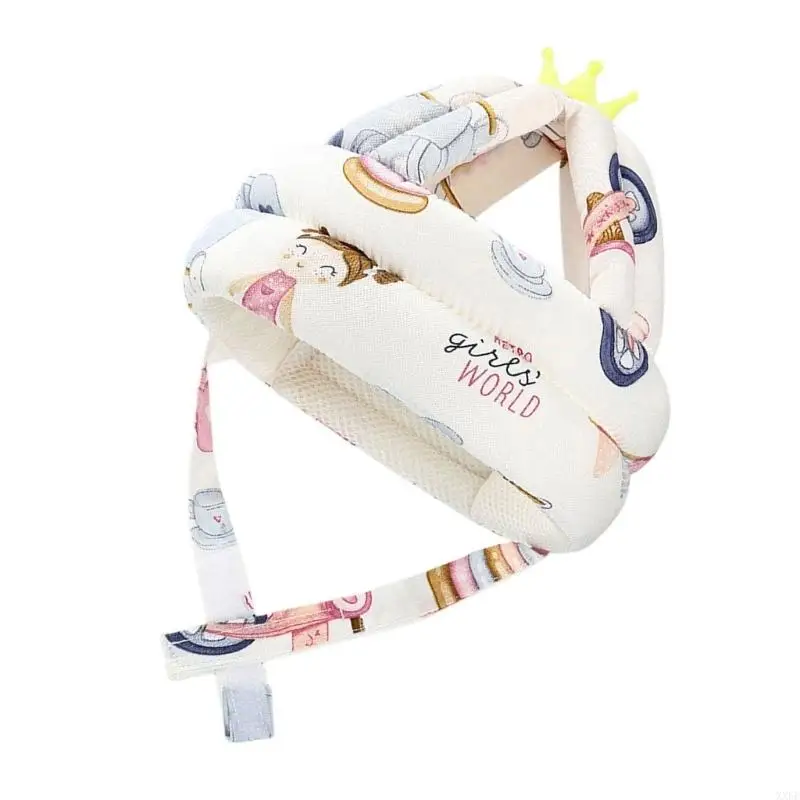 XXFE Baby Helmet with Adjustable Strap & Breathable Mesh for Learning to Walk