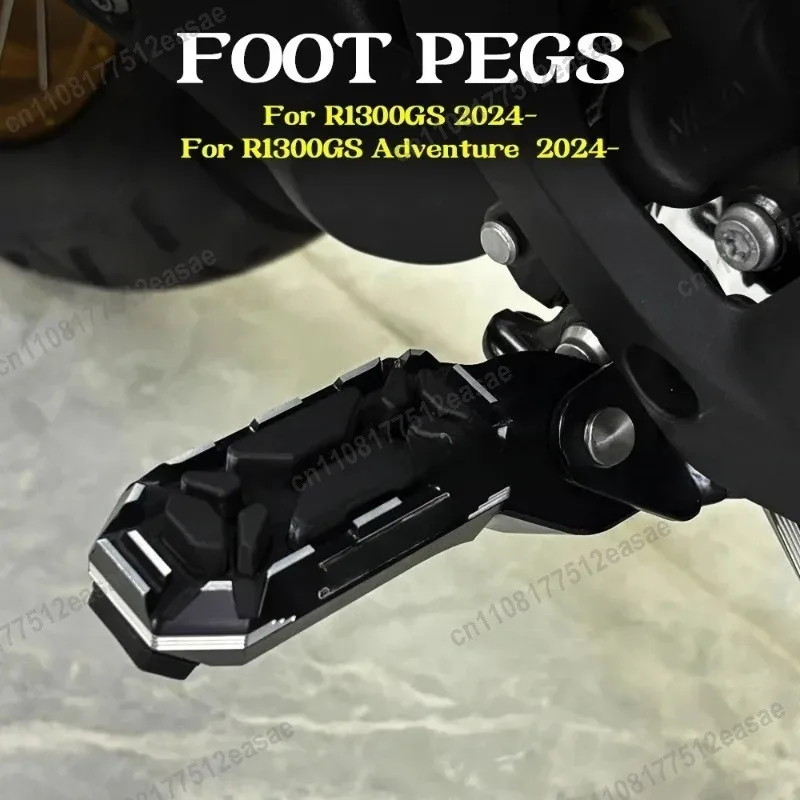 Anti Slip Aluminum Foot Pegs for R1300GS 2023 Motorcycle Accessory Guard Set Kit Riding