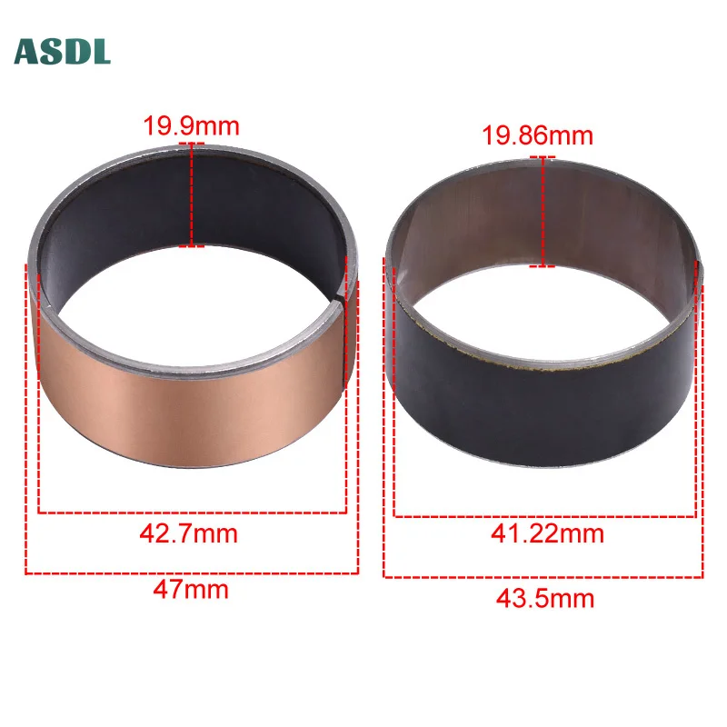 Motocycle Front Fork Bushing Copper for Honda CBR900RR Fireblade CBR929RR CBR954RR RVT1000 RC51 VTR1000 SP-1 SP-2 X11 CB1100SF - view 6