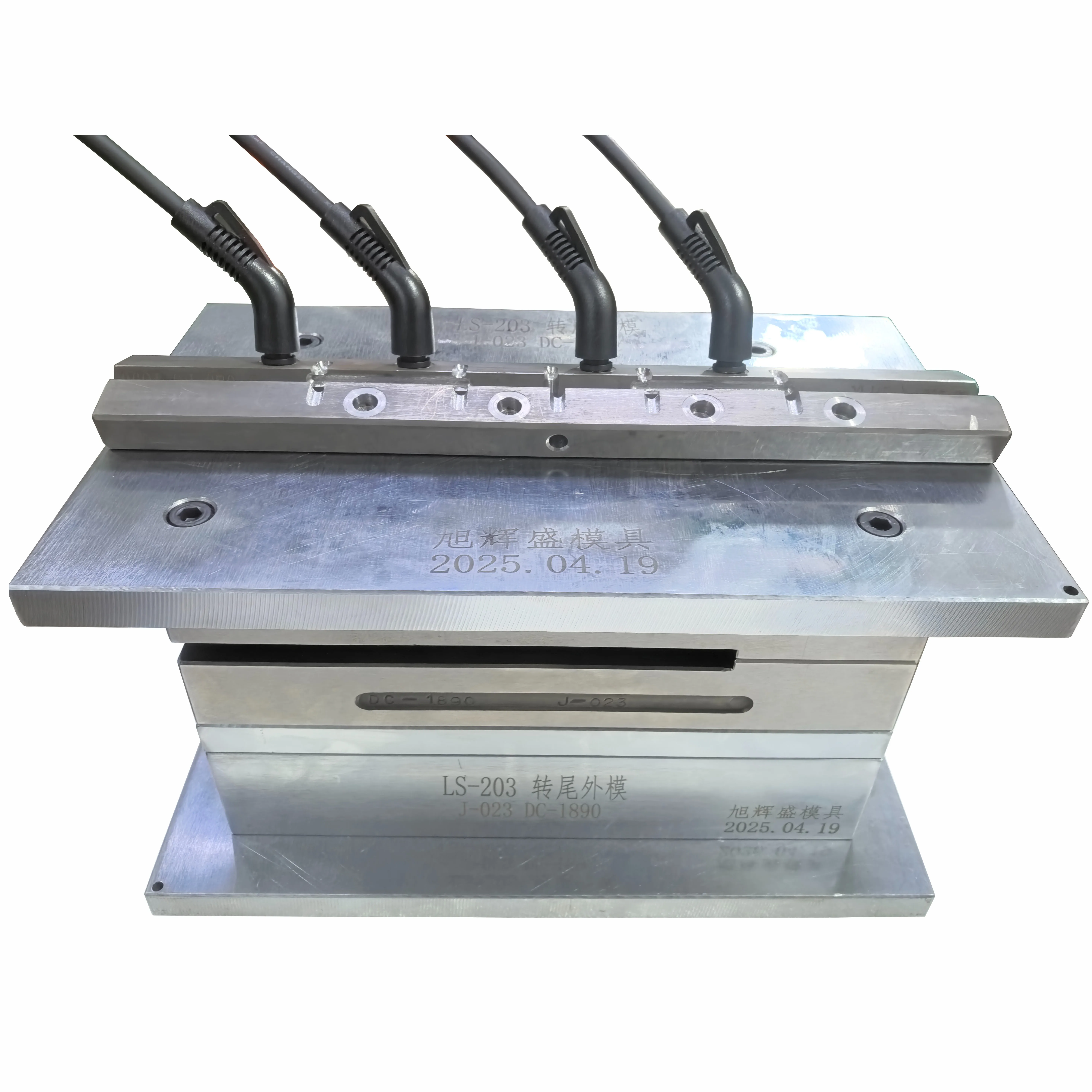 Hair Straightener Power Cable Plug Plastic Mold AC Power Cords Cable Connector Plug Mould with 4 Cavities
