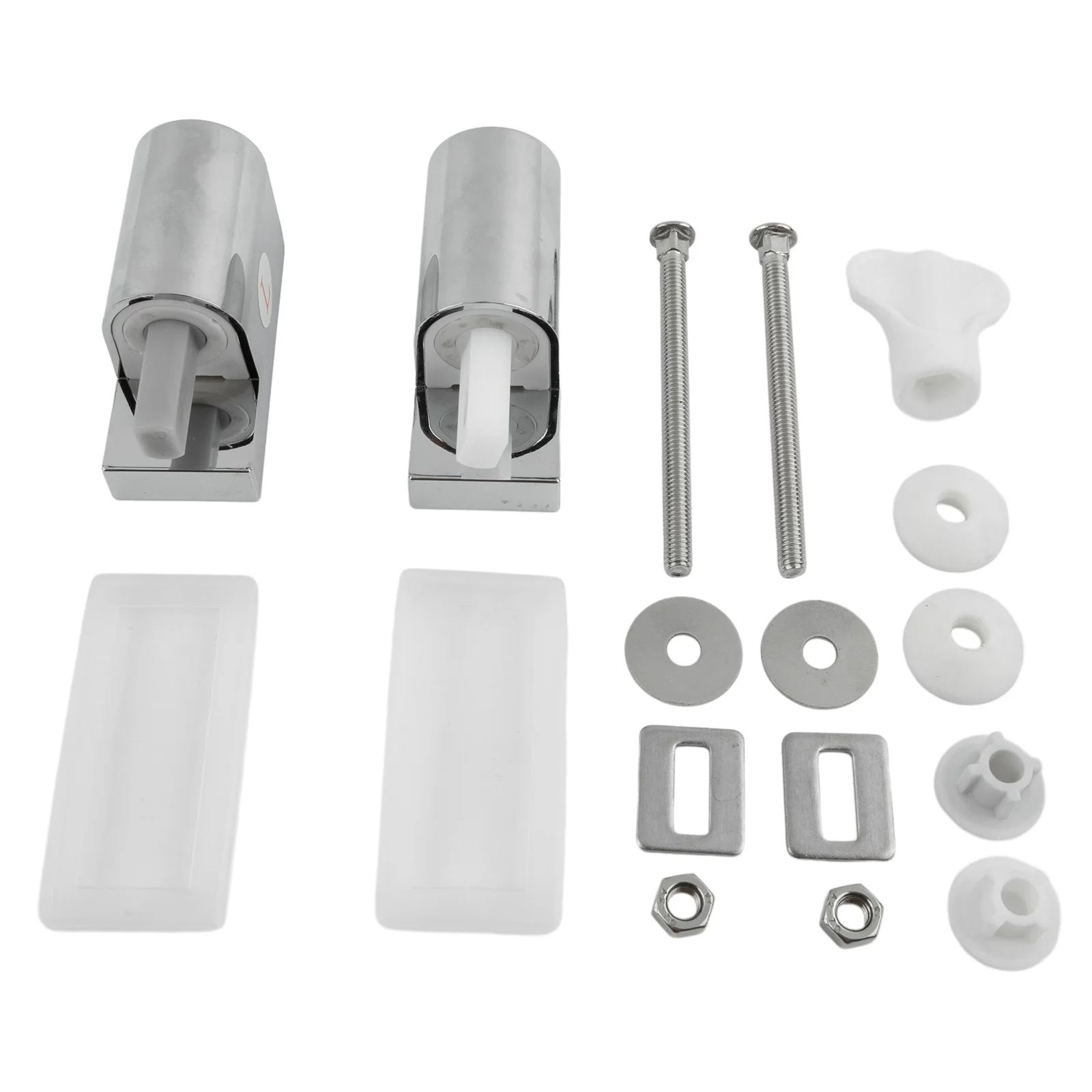 Toilet Hinges ABS Square Shell Toilet Slow Down Hinge Toilet Cover Slow Down Connector Bathroom Toliet Accessories