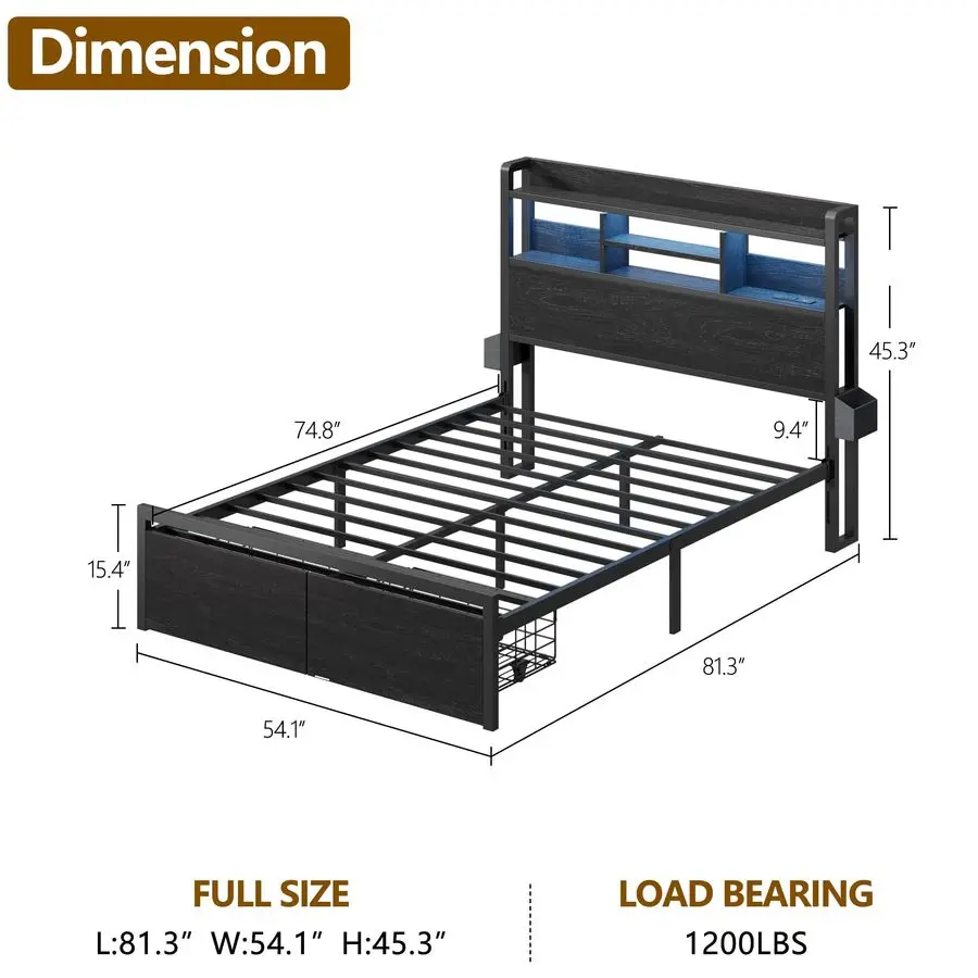 Full Size Bed Frame…