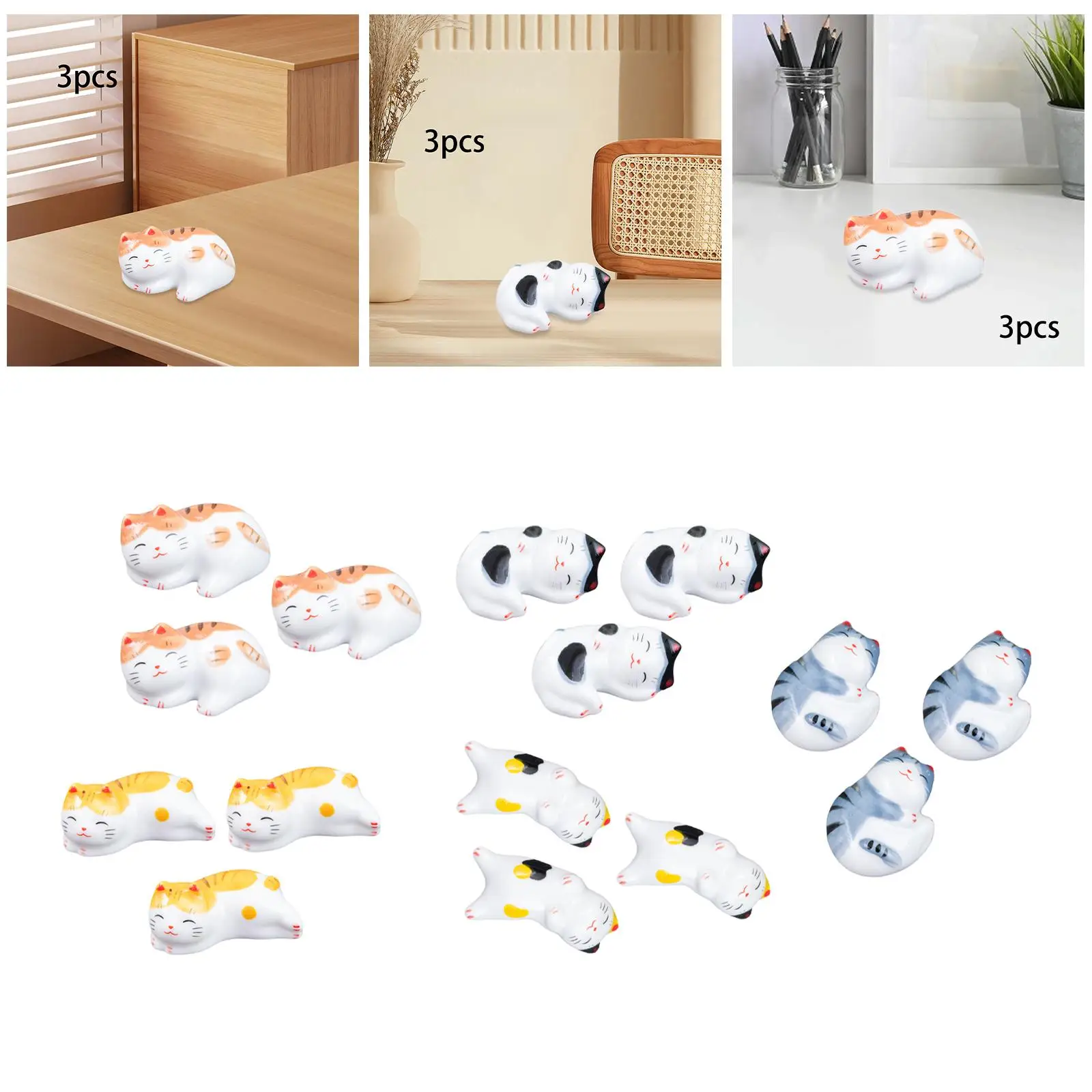 Office Table Accessories Unique - 3Pcs Chopsticks Rest Reusable Table Accessory