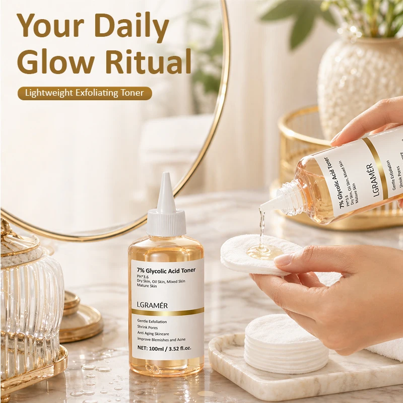 Hydrating Toner Glycolic Acid Exfoliating Toner Facial Toner Pore Minimizer Smooth Skin Even Tone for Women Skincare Products