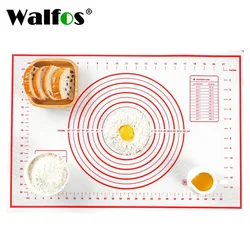 WALFOS 1 Pieces Non Stick Rolling Dough Mat Silicone Baking Mats And Liners Oven Silicone Pastry Mat Bakeware Accessories