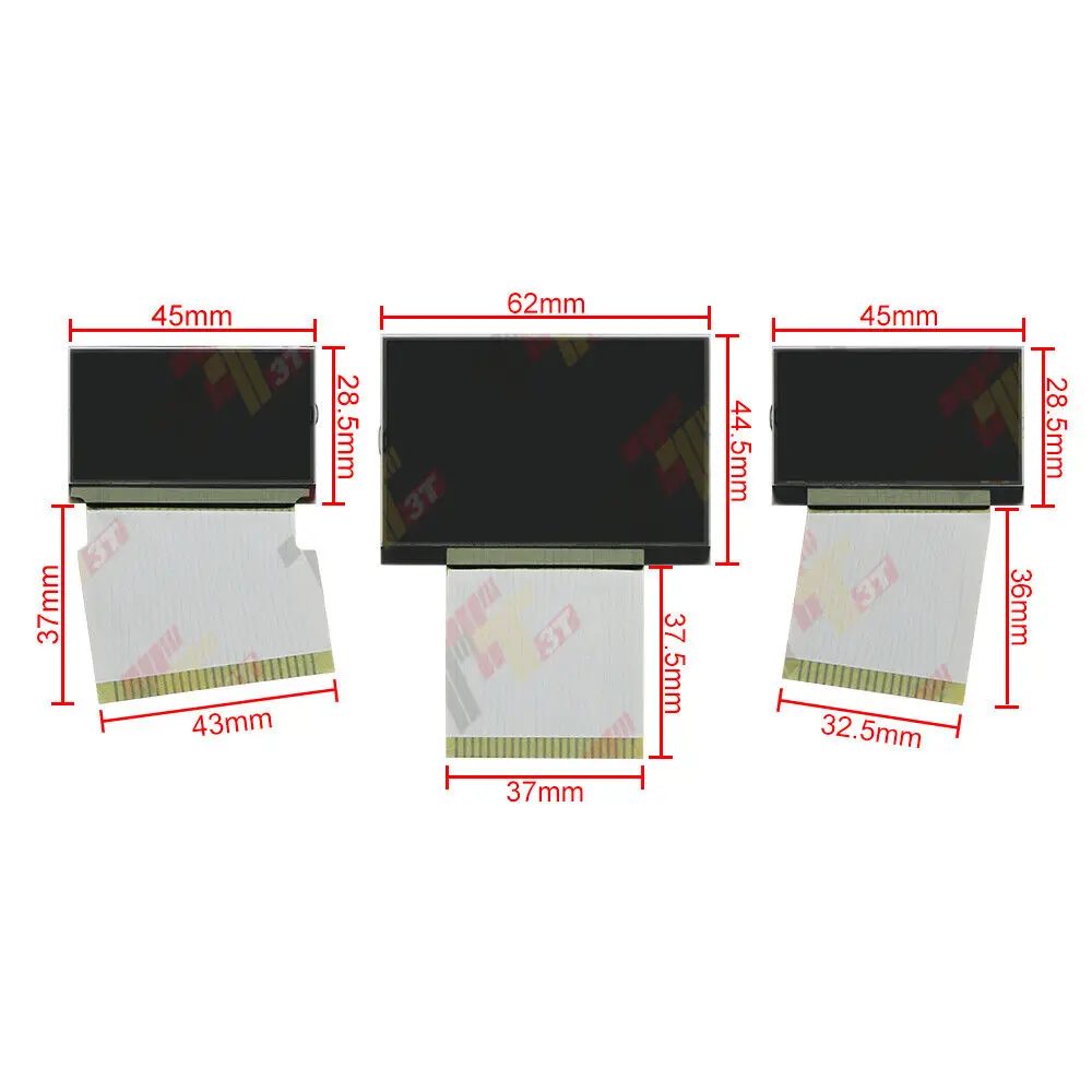 Dashboard LCD A Set Display for Porsche 911 996 and 986 Boxster Instrument Cluster KM Version