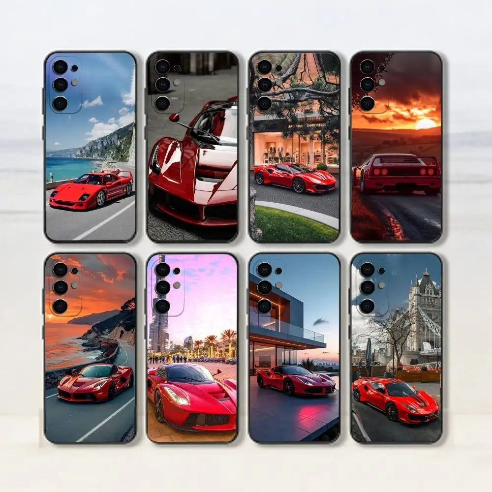 

F-488 Phone Case For Samsung S25,S24,S21,S22,S23,S30,Ultra,S20,Plus,Fe,Soft Silicone Black Cover