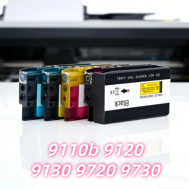 

9110b 9120 9130 Compatible 938xl Ink Cartridge For HP officejet Pro 9720 9730 Printer Cartridge With Chip KCMY