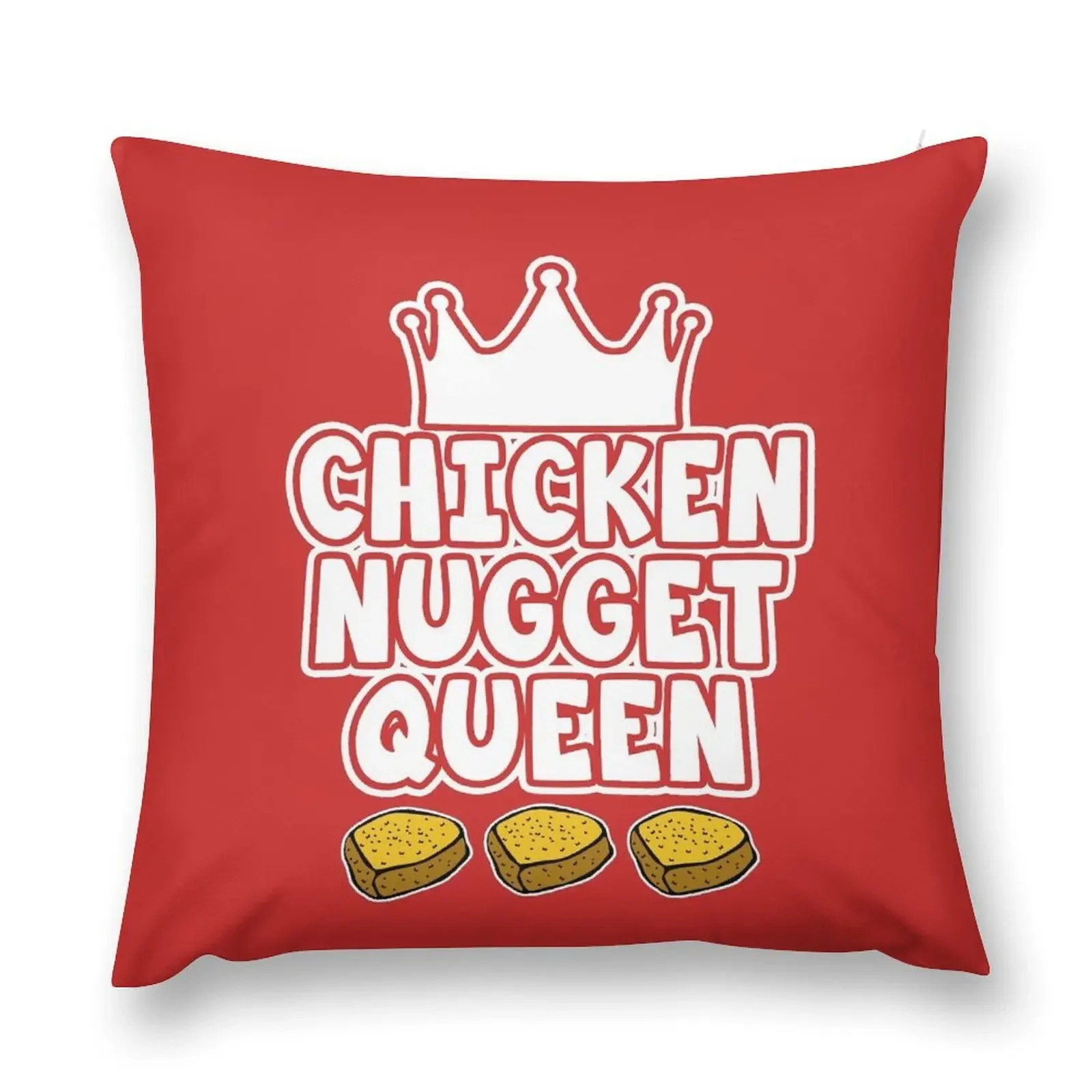 Chicken Nugget Queen Throw Pillow ornamental pillows Christmas Cushion For Home pillow