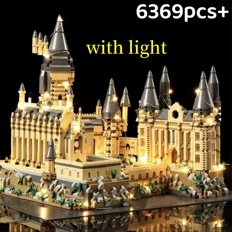 Micro Bricks City Creative Medieval Magic Castle Series School Architecture Model Building Blocks Gifts Toys Kid Adult Child