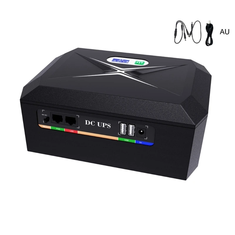 Fonte de Alimentação Ininterrupta para Roteador Wi-Fi, Power Backup, UPS, 5V, 9V, 12V, 60W