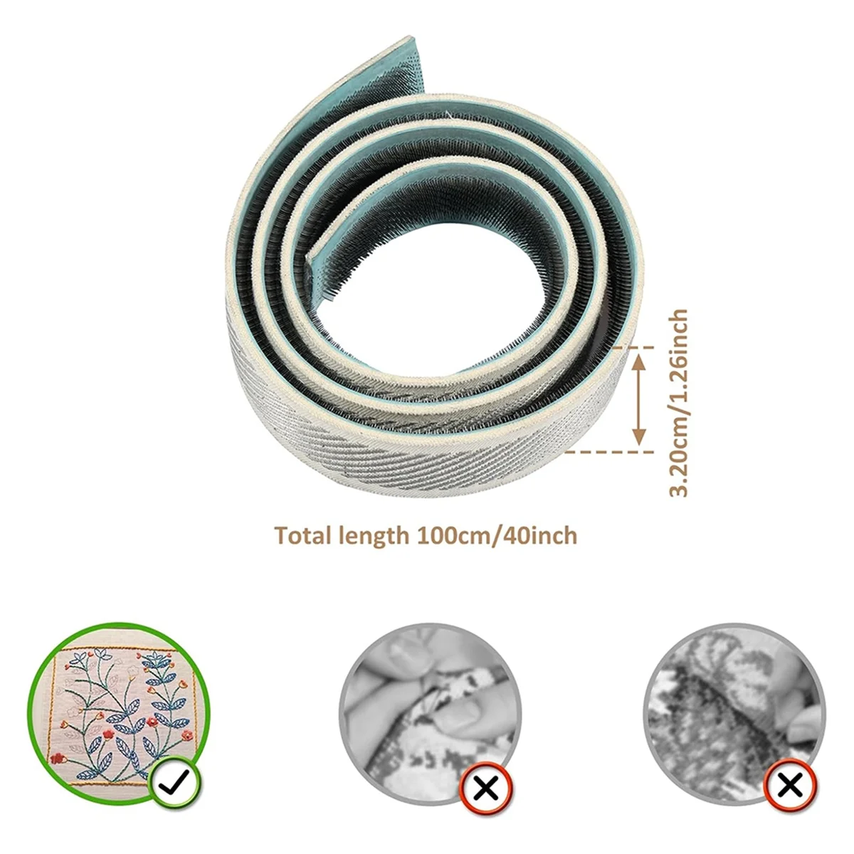 A88M Захватная полоса для коврика, тканевый крючок для тафтинговой рамы, сплошная зажимная полоса, крючок для коврика, зажимная полоса для тафтинга