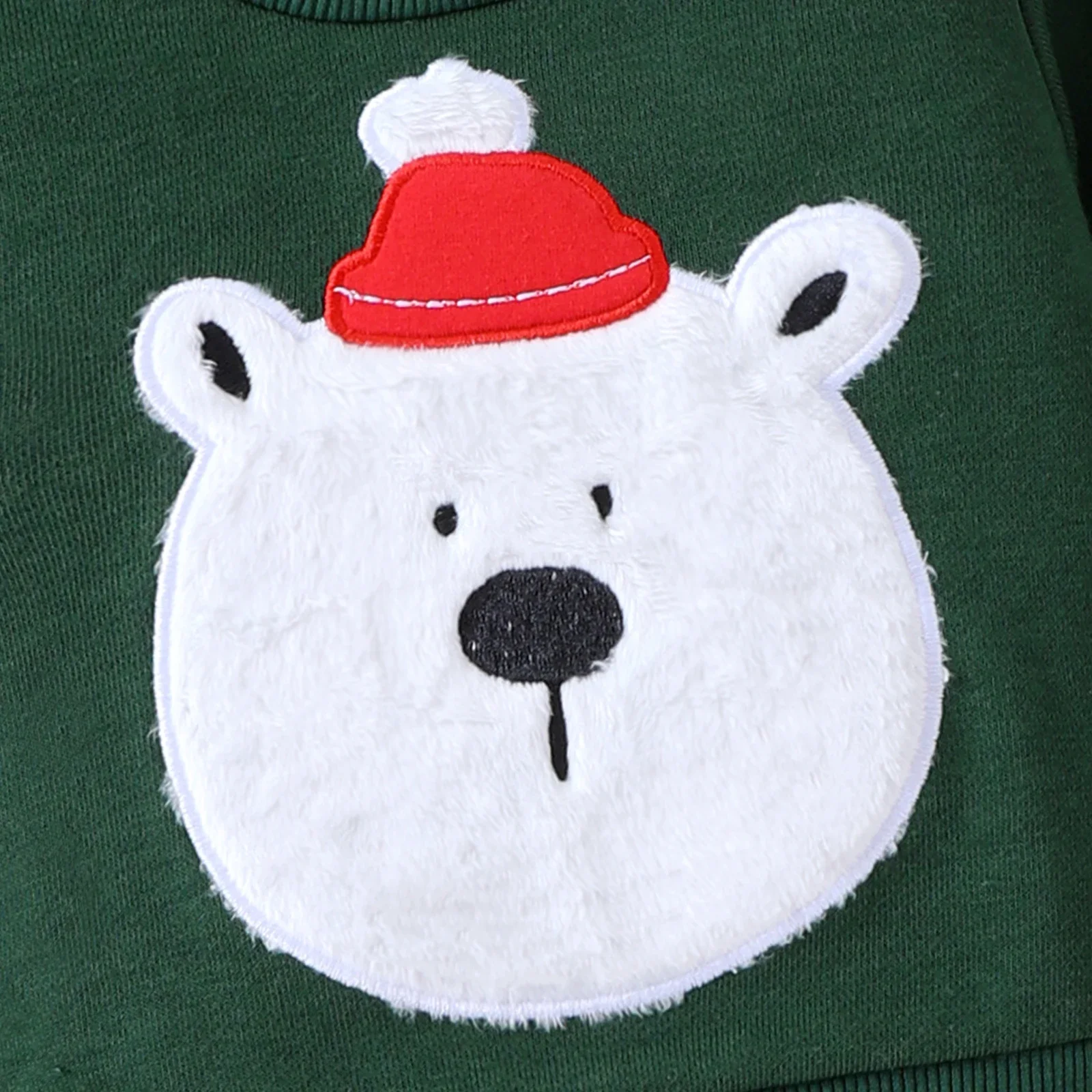 PatPat 2pcs Baby Boy Bear Animal Pattern Long Sleeve Set Soft and Comfortable Perfect for Outings and Daily Wear Basic Style