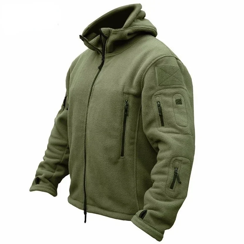 New Men Military Winter Thermal Fleece Tactical Jacket Outdoors Sports Hooded Coat Militar Softshell Hiking Outdoor Army Jackets