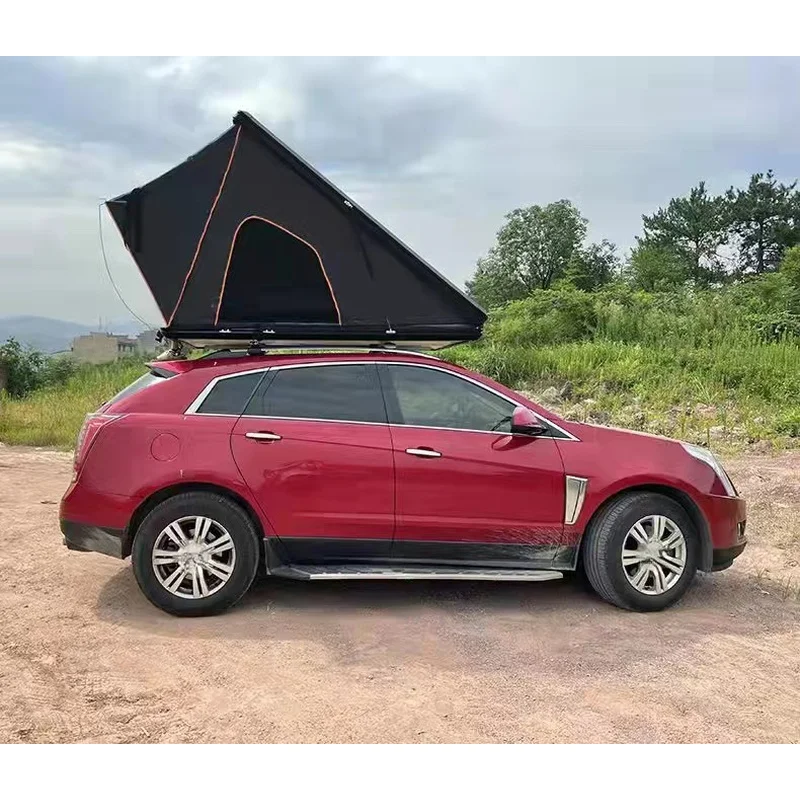 High Quality Triangle Hard Shell Car Roof Top Tent For Outdoor Travel Camping