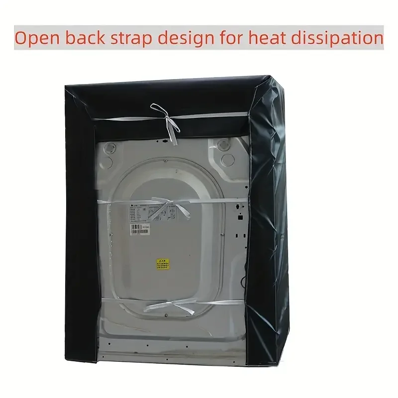 1pc Roller Washing Machine Cover Waterproof Dustproof Sunscreen Protective Sleeve for Top Load Front Open Washing Machines 210D