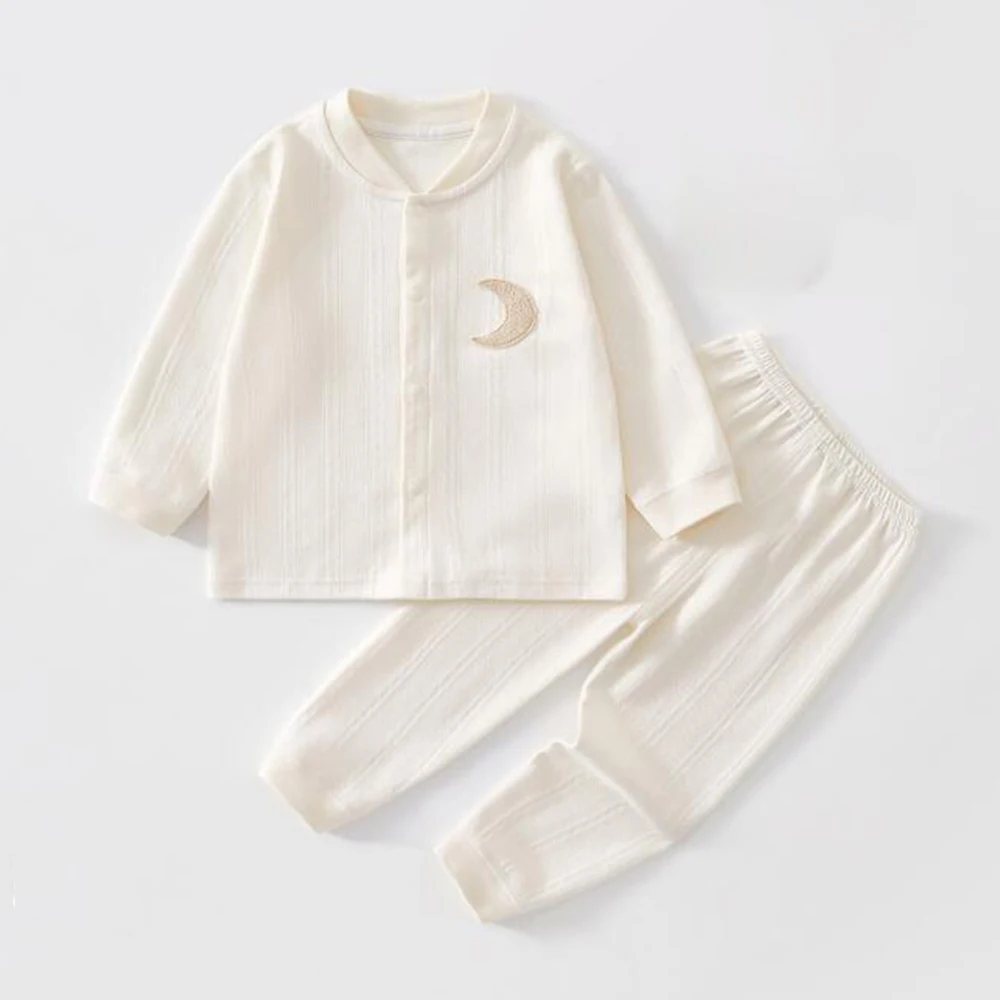 

Baby Girl Clothes Sets Combed Cotton Long Sleeve Tops Pants Two Pieces Spring Autumn Infant Boy Outfits